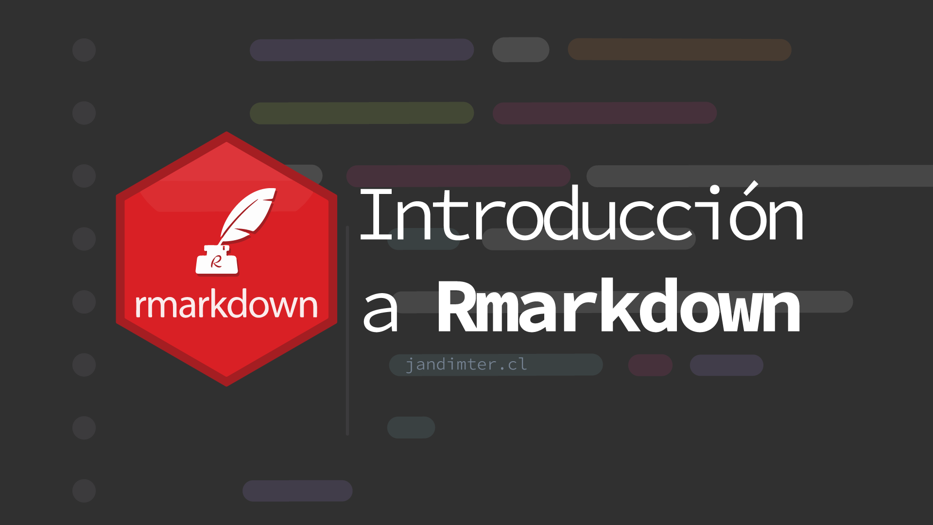 Introducción a Rmarkdown · Jan Dimter